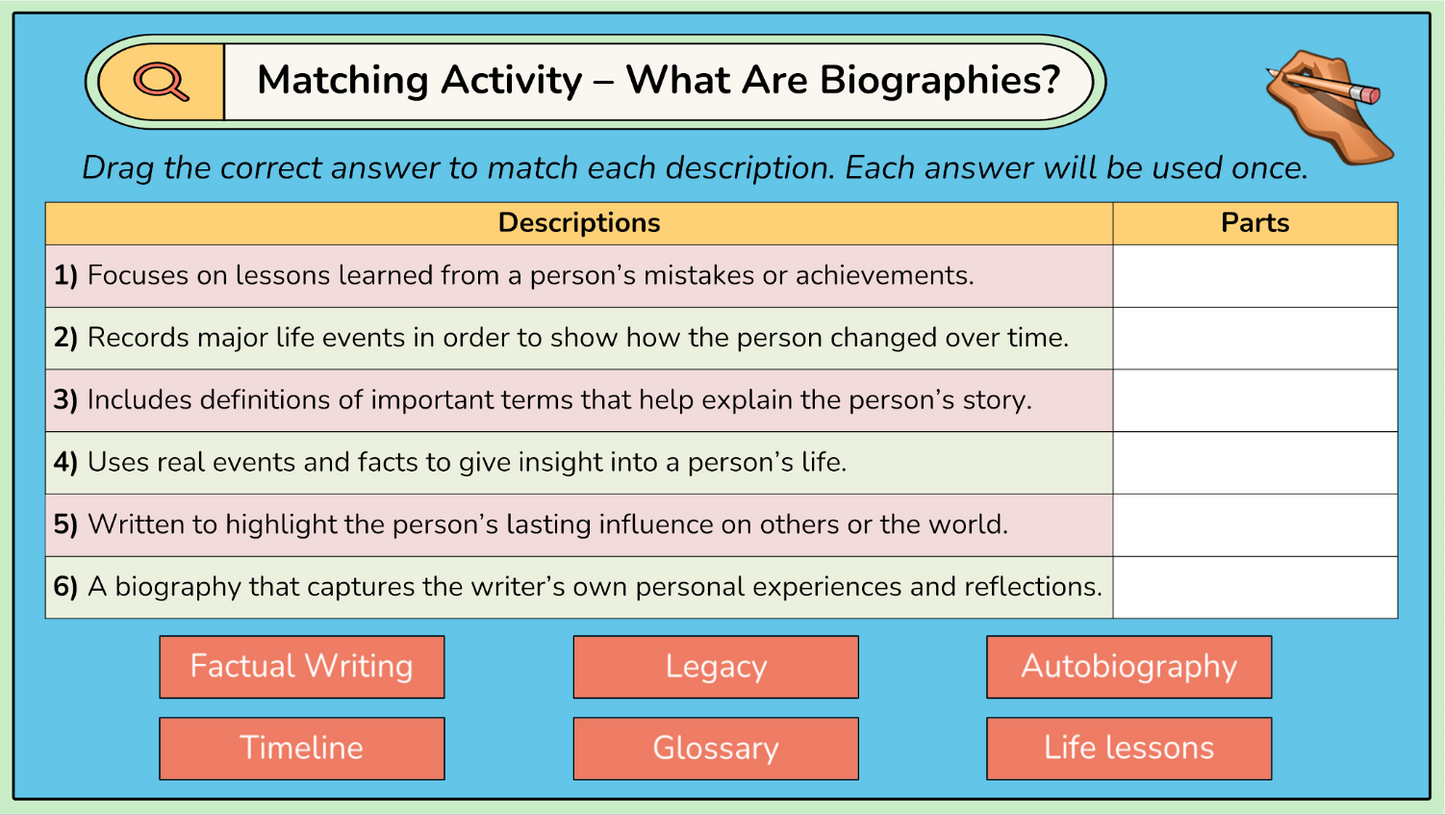 Grade 7 - Reading Comprehension Unit - Alberta Language - Lesson/Workbook Bundle
