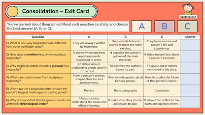 Grade 7 - Reading Comprehension Unit - Alberta Language - Lesson/Workbook Bundle