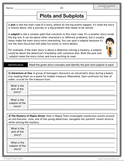 Grade 7 - Reading Comprehension Unit - Alberta Language - Lesson/Workbook Bundle
