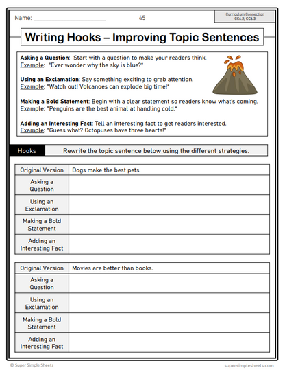 Grade 6 - Writing Unit - Saskatchewan Language - Lesson/Workbook Bundle