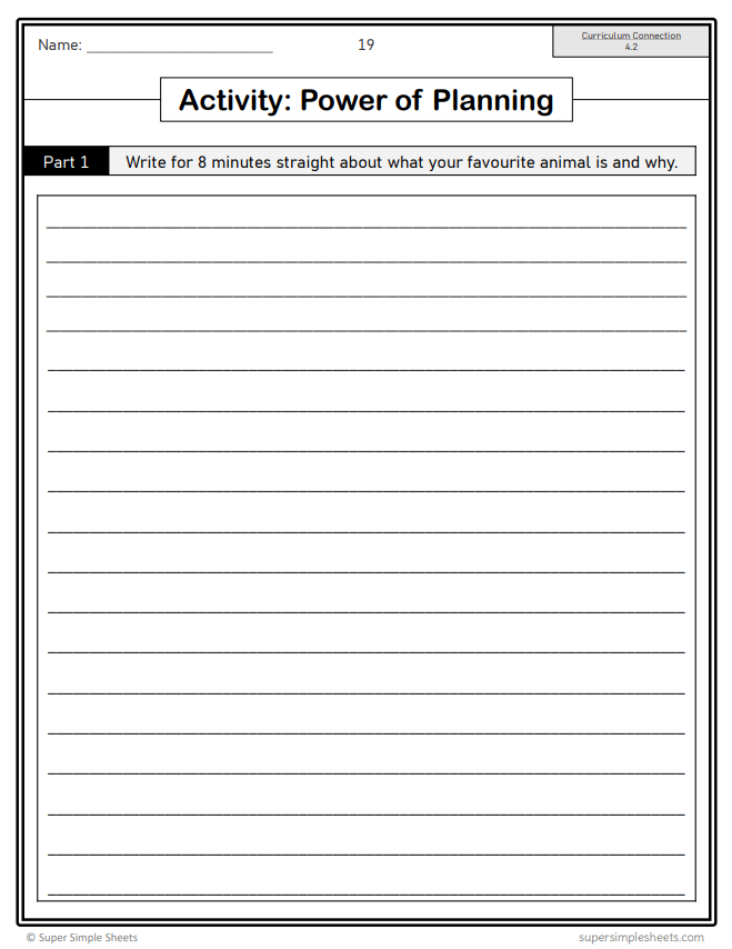 Grade 4 - Writing Unit - Manitoba Language - Lesson/Workbook Bundle