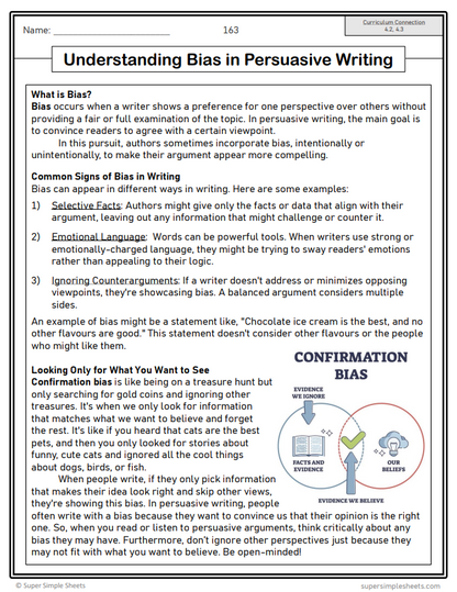 Grade 6 - Writing Unit - Manitoba Language - Lesson/Workbook Bundle