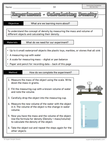 Grade 5 - Matter Unit - Alberta Science - Lesson/Workbook Bundle