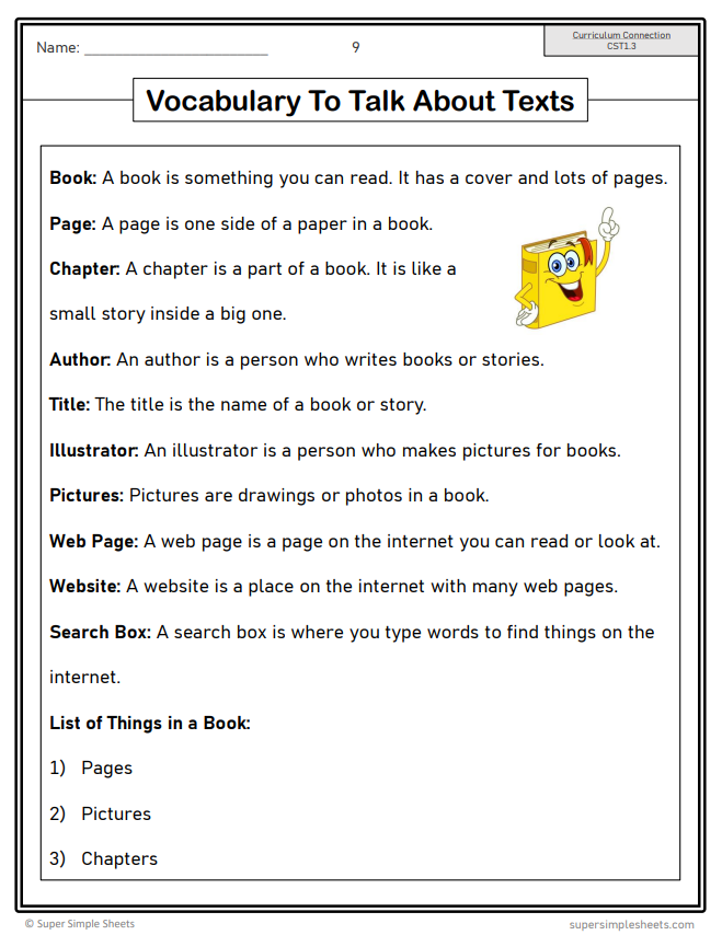 Grade 1 - Reading Comprehension Unit - BC Language - Lesson/Workbook Bundle