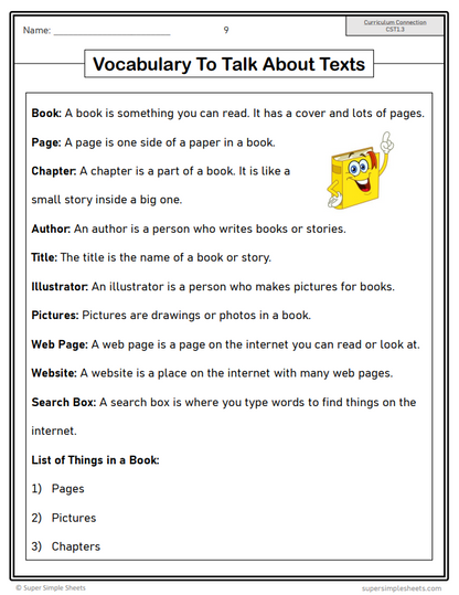 Grade 1 - Reading Comprehension Unit - BC Language - Lesson/Workbook Bundle