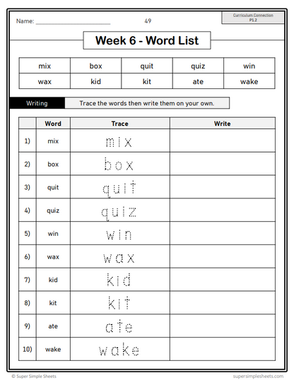Grade 1 - Conventions & Vocabulary - Alberta Language - Lesson/Workbook Bundle