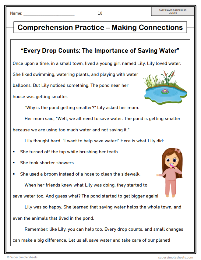 Grade 2 - Reading Comprehension Unit - BC Language - Lesson/Workbook Bundle