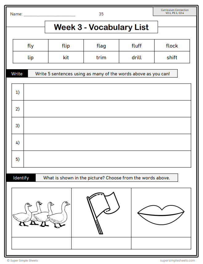 Grade 2 - Conventions & Vocabulary - Alberta Language - Lesson/Workbook Bundle
