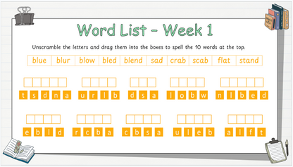 Grade 2 - Alberta Language - Google Lesson Slides - Full Year Bundle