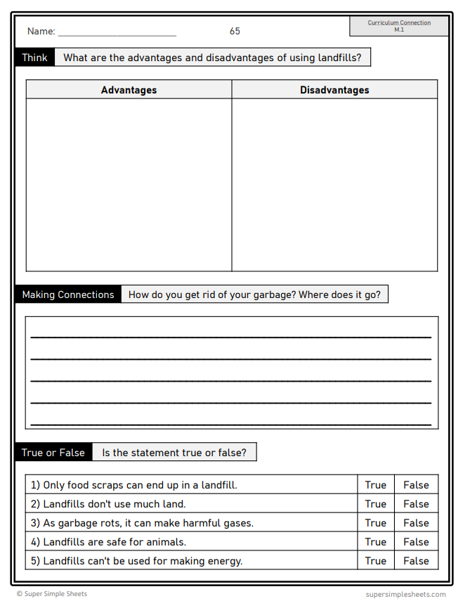 Grade 4 - Matter and Waste Unit - Alberta Science - Lesson/Workbook Bundle