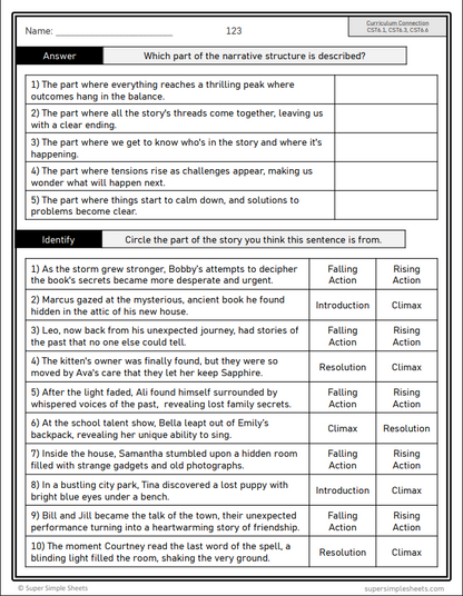 Grade 6 - Reading Comprehension Unit - BC Language - Lesson/Workbook Bundle