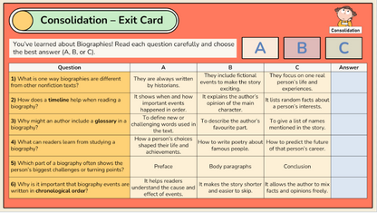 Grade 7 - Reading Comprehension Unit - BC Language - Lesson/Workbook Bundle