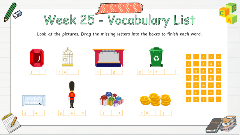 Grade 3 - Alberta Language - Google Lesson Slides - Full Year Bundle