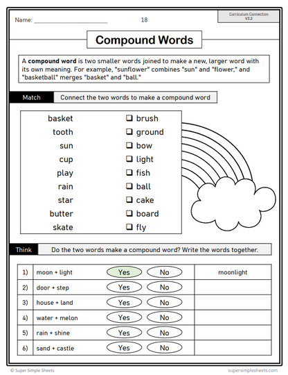 Grade 3 - Conventions & Vocabulary - Alberta Language - Lesson/Workbook Bundle