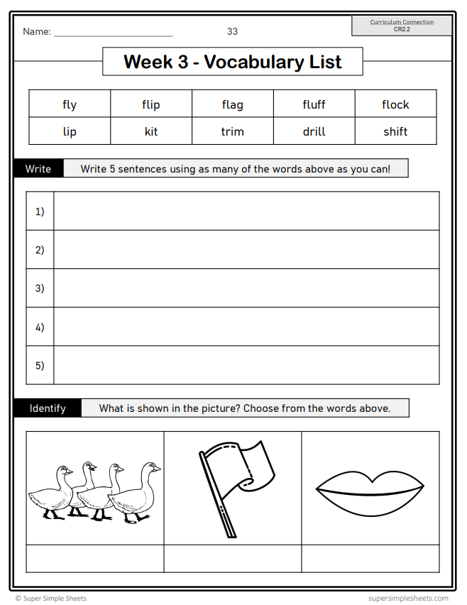 Grade 2 - Conventions & Vocabulary - BC Language - Lesson/Workbook Bundle