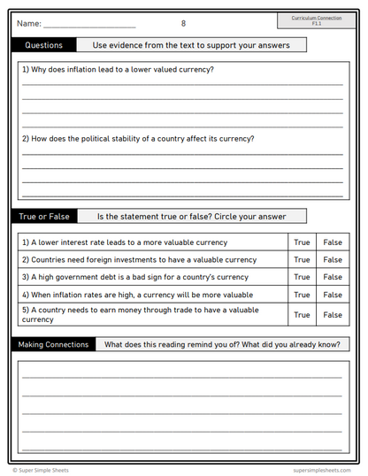 Grade 7 - Financial Literacy Unit - Ontario Math - Lesson/Workbook Bundle