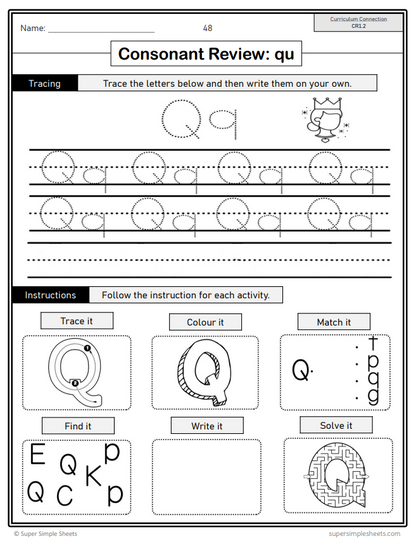 Grade 1 - Conventions & Vocabulary - BC Language - Lesson/Workbook Bundle