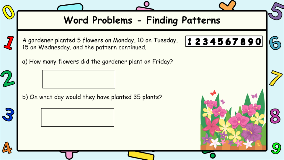 Grade 2 - Algebra - Patterns, Equations - Ontario Math - Lesson/Workbook Bundle