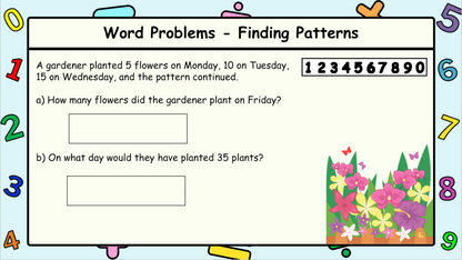 Grade 2 - Algebra - Patterns, Equations - Ontario Math - Lesson/Workbook Bundle