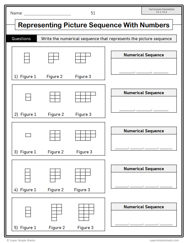 Grade 2 - Algebra - Patterns, Equations - Ontario Math - Lesson/Workbook Bundle