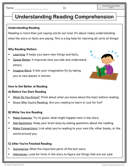 Grade 3 - Reading Comprehension - Saskatchewan Language - Lesson/Workbook Bundle