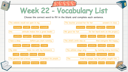 Grade 5 - Conventions & Vocabulary - BC Language - Lesson/Workbook Bundle
