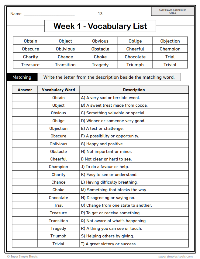 Grade 5 - Conventions & Vocabulary - BC Language - Lesson/Workbook Bundle