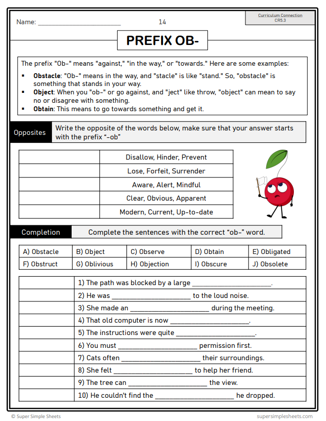Grade 5 - Conventions & Vocabulary - BC Language - Lesson/Workbook Bundle