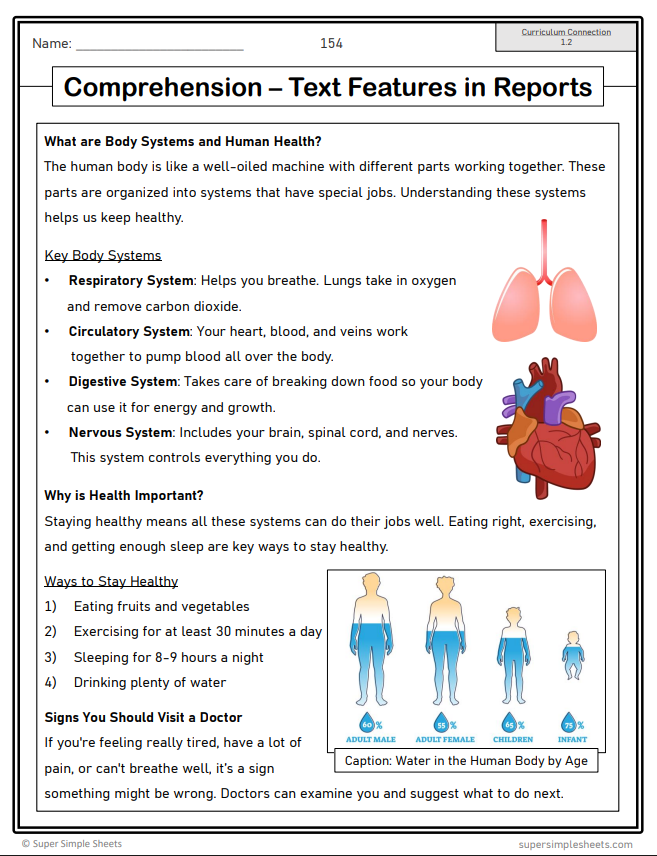 Grade 5 - Reading Comprehension - Manitoba Language - Lesson/Workbook Bundle