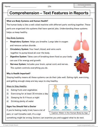 Grade 5 - Reading Comprehension - Manitoba Language - Lesson/Workbook Bundle