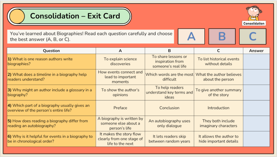 Grade 6 - Reading Comprehension - Manitoba Language - Lesson/Workbook Bundle