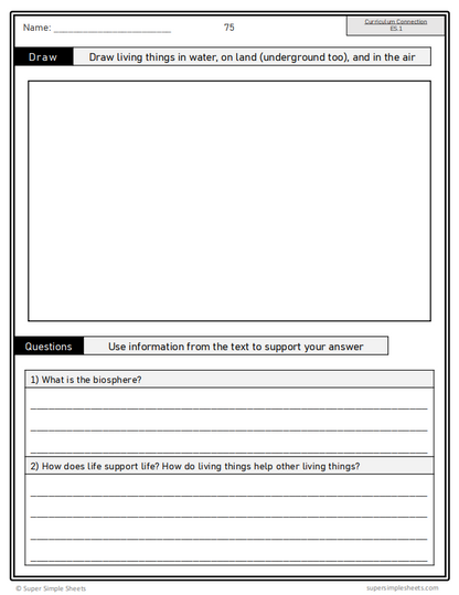 Grade 4 - Earth Systems - Alberta Science - Lesson/Workbook Bundle