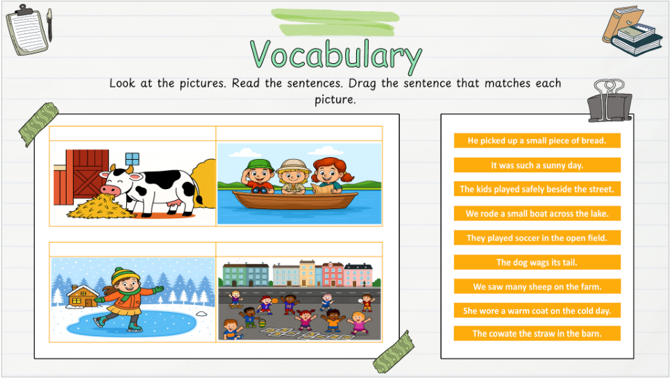 Grade 2 - Conventions & Vocabulary - Saskatchewan Language - Lesson/Work Bundle