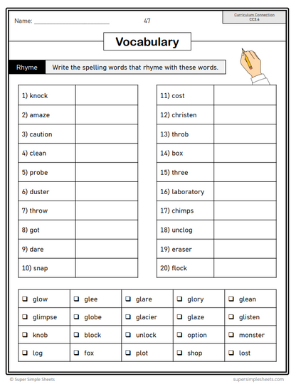 Grade 3 - Conventions & Vocabulary - Saskatchewan Language - Lesson/Work Bundle