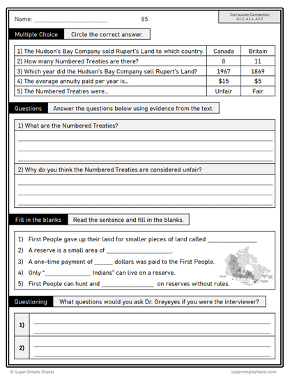 Grade 8 - Creating Canada, 1850-1890 - Ontario History Bundle