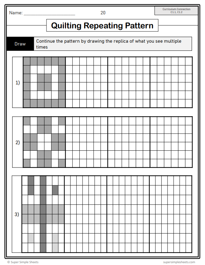 Grade 3 - Algebra - Patterns, Equations - Ontario Math - Lesson/Workbook Bundle