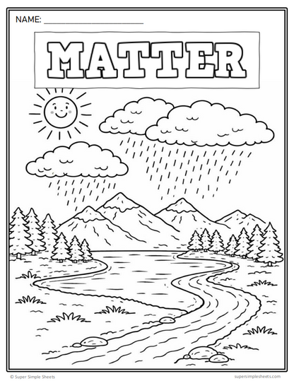 Grade 3 - Matter Unit - Alberta Science - Lesson/Workbook Bundle