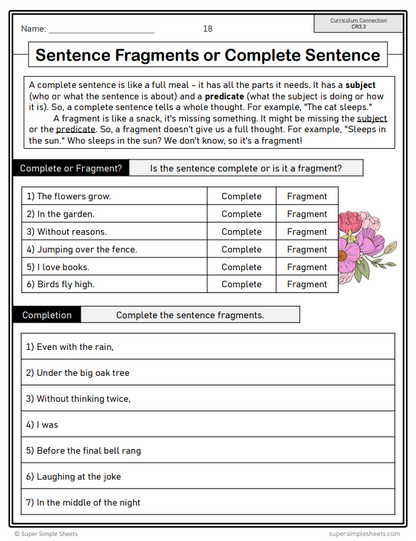 Grade 3 - Conventions & Vocabulary - BC Language - Lesson/Workbook Bundle