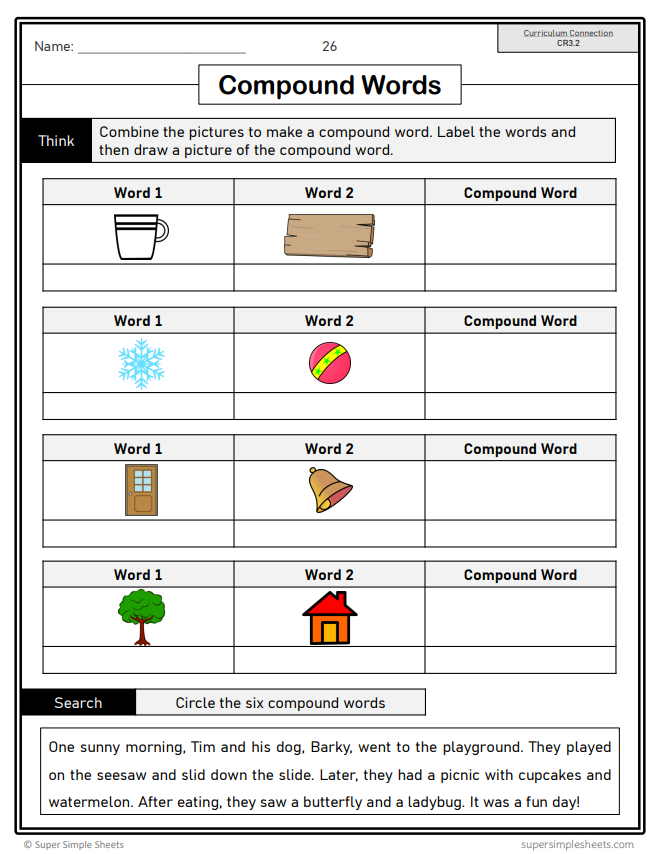 Grade 3 - Conventions & Vocabulary - BC Language - Lesson/Workbook Bundle