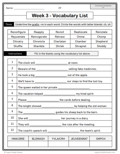 Grade 6 - Conventions & Vocabulary - Manitoba Language - Lesson/Workbook Bundle