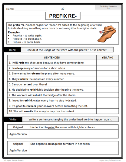 Grade 6 - Conventions & Vocabulary - Manitoba Language - Lesson/Workbook Bundle