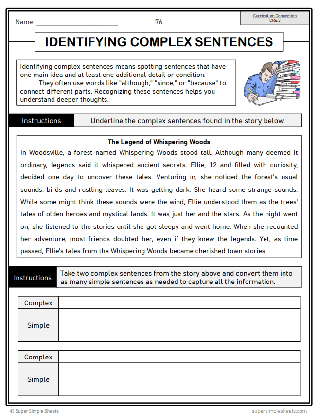 Grade 6 - Conventions & Vocabulary - Saskatchewan Language - Lesson/Work Bundle
