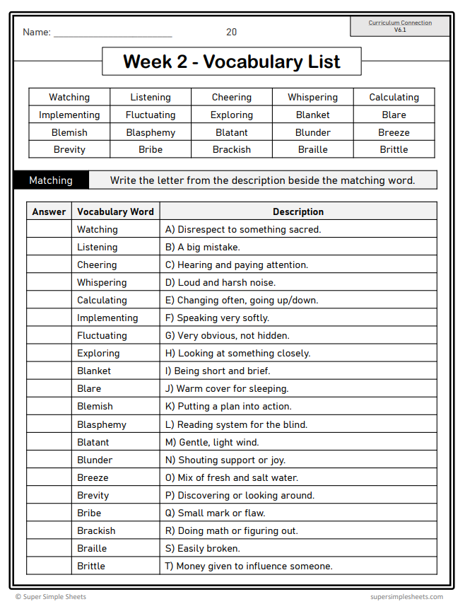 Grade 6 - Conventions & Vocabulary - Alberta Language - Lesson/Workbook Bundle