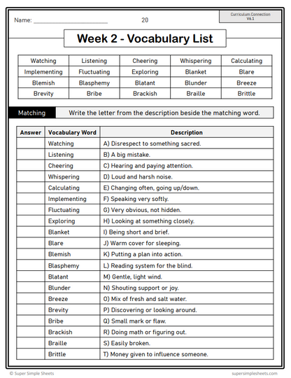 Grade 6 - Conventions & Vocabulary - Alberta Language - Lesson/Workbook Bundle