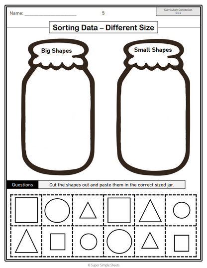 Grade 1 - Data Literacy and Probability - Ontario Math - Lesson/Workbook Bundle