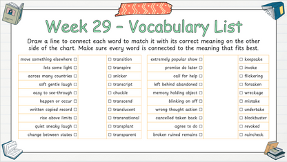 Grade 6 - Conventions & Vocabulary - BC Language - Lesson/Workbook Bundle
