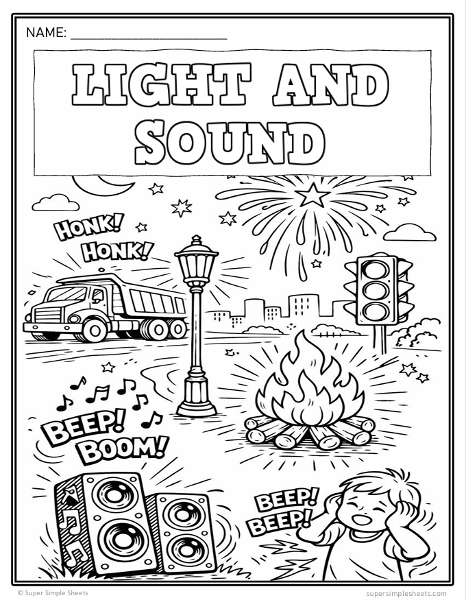 Grade 2 - Energy - Light and Sound - Alberta Science - Lesson/Workbook Bundle