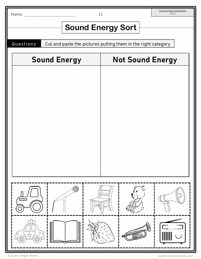 Grade 2 - Energy - Light and Sound - Alberta Science - Lesson/Workbook Bundle