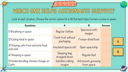 Grade 6 - Space Unit - Alberta Science - Lesson/Workbook Bundle