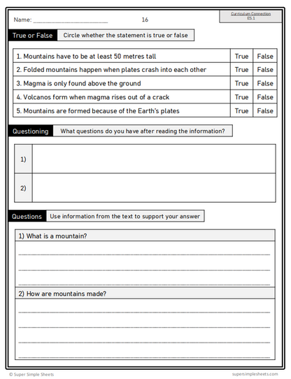 Grade 3 - Earth Systems - Alberta Science - Lesson/Workbook Bundle